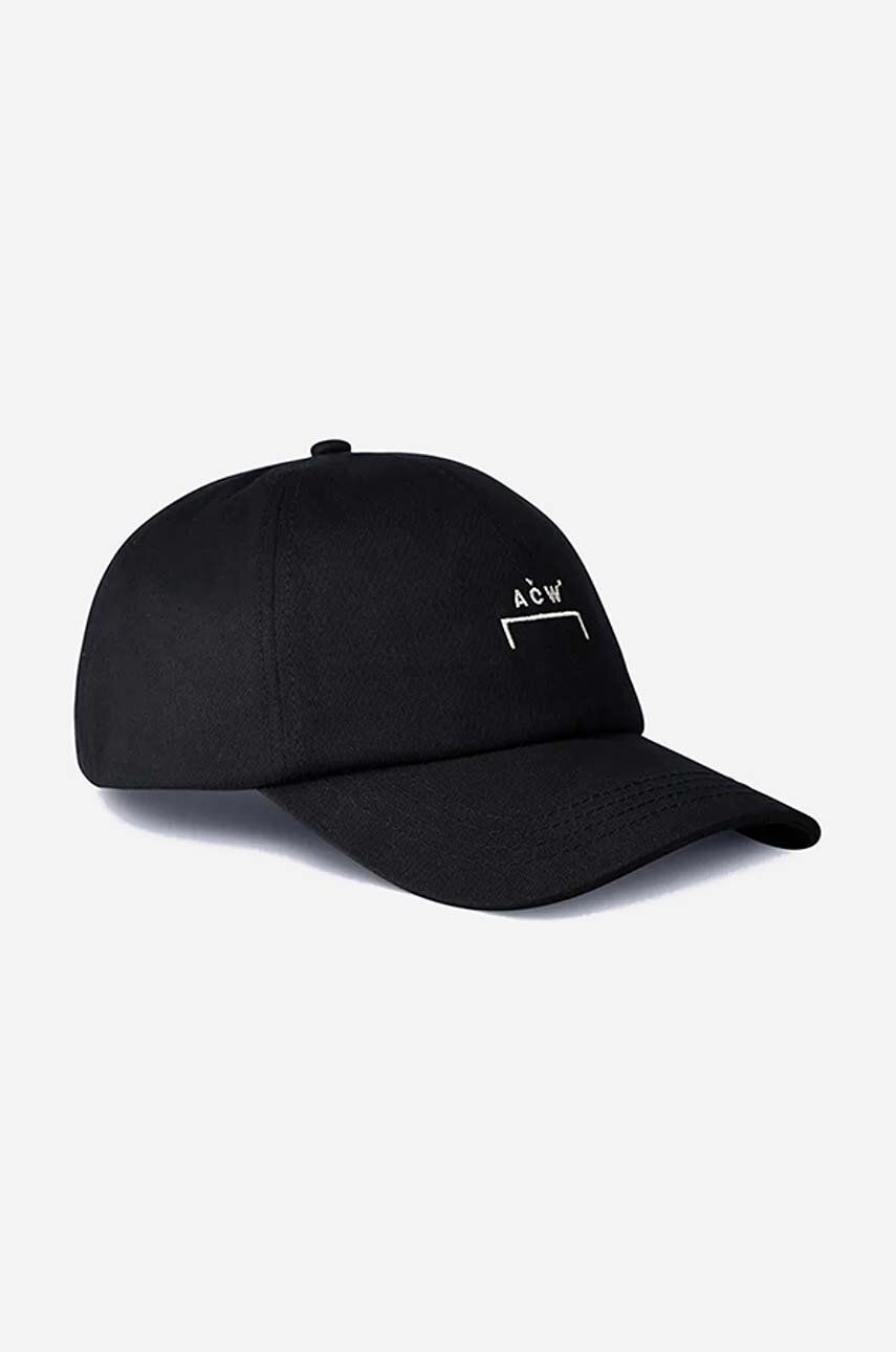 A-COLD-WALL* șapcă culoarea negru, cu imprimeu ACWUA127-BLACK