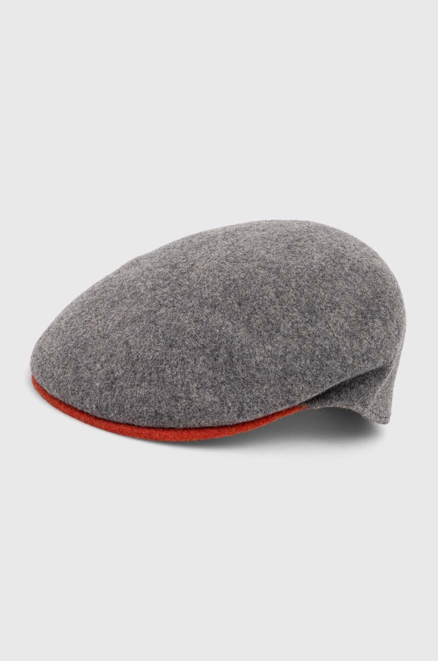 

Шерстяное кепи Kangol цвет серый шерсть K3248HT-BLACKMARL/