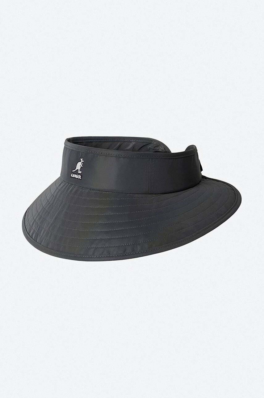 Kšilt Kangol Iridescent Visor šedá barva, K5299-INK - šedá -  100 % Polyester