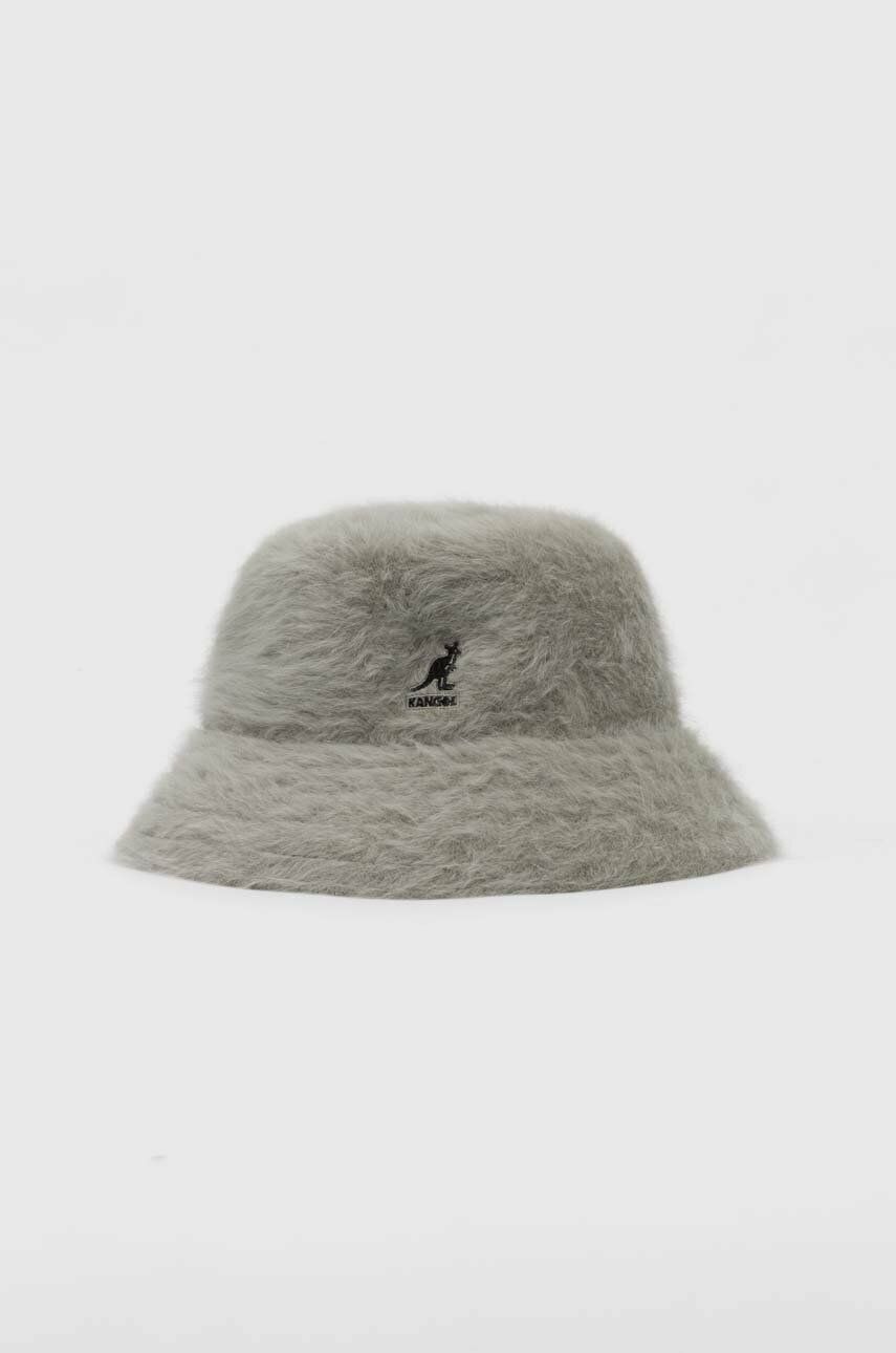 Kangol pălărie din amestec de lână Furgora culoarea gri K3477-SCARLET