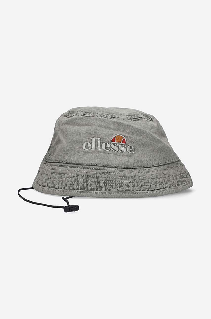 Levně Bavlněná čepice Ellesse Frallla Bucket šedá barva, SANA2522-black