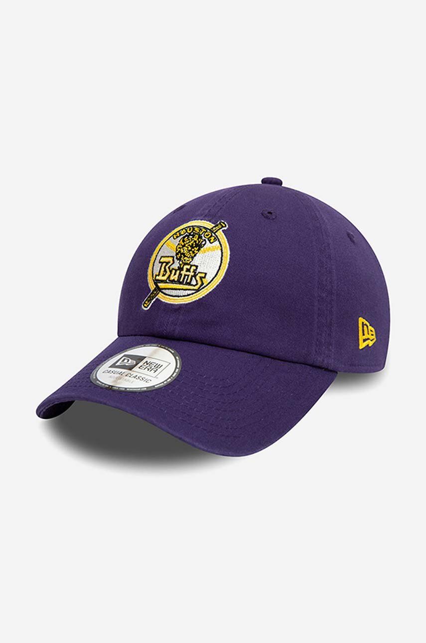 New Era șapcă de baseball din bumbac Minor League Cscl Houston Buffaloes culoarea violet, cu imprimeu 60141932-violet