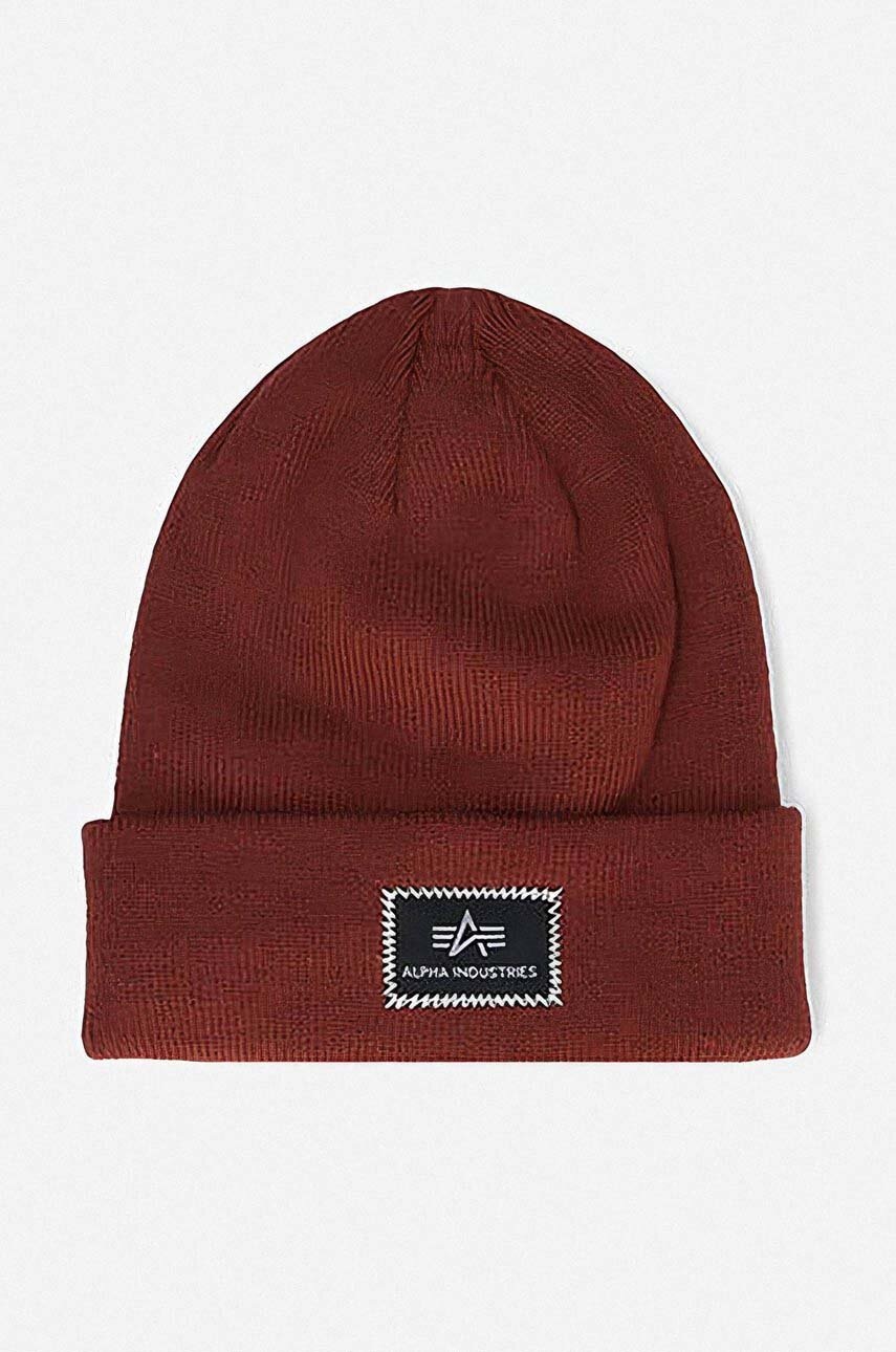 E-shop Čepice Alpha Industries X-Fit Beanie červená barva, 168905.184-red