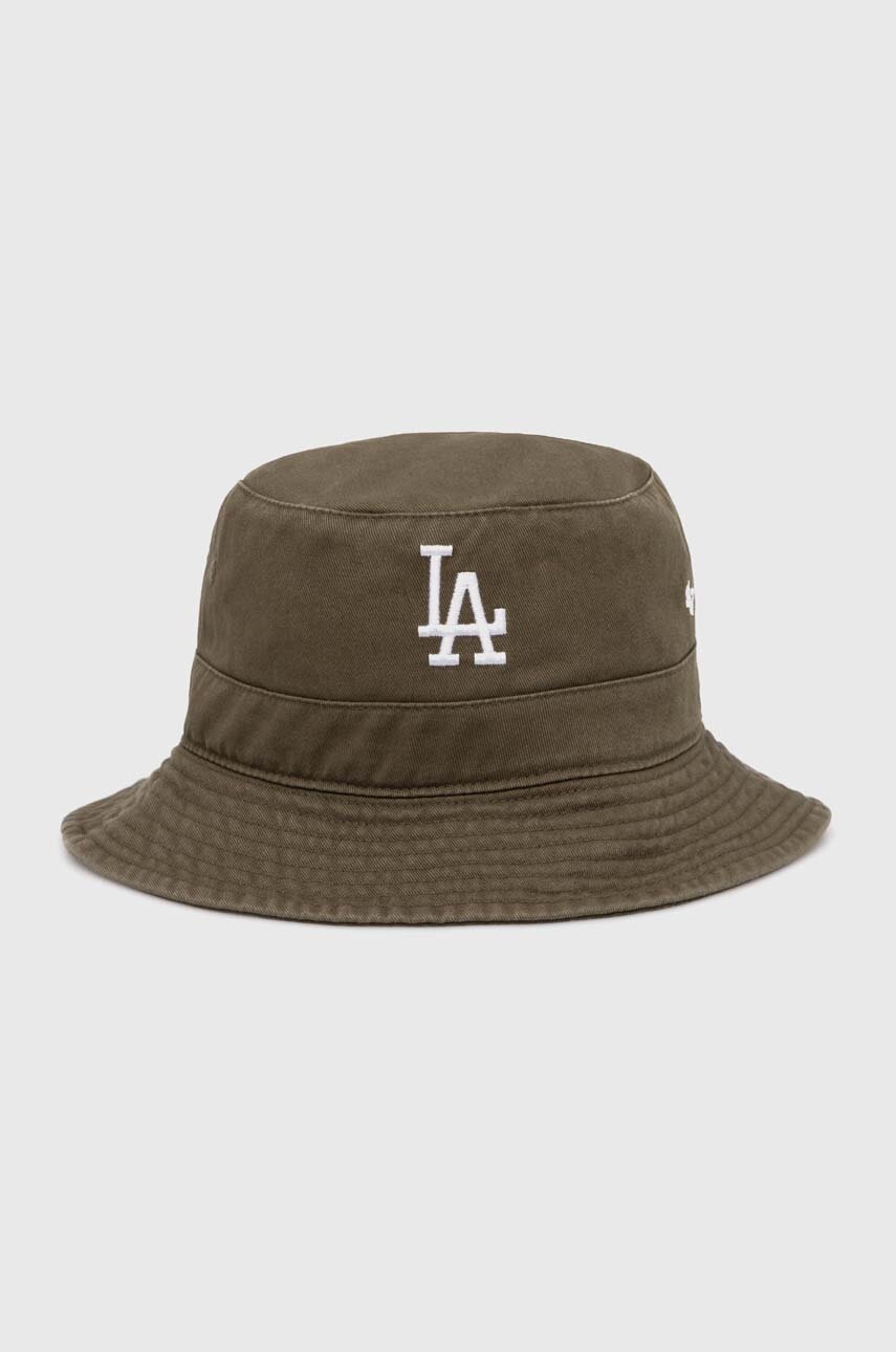 

Памучна капела 47 brand MLB Los Angeles Dodgers в зелено от памук 0, Зелен