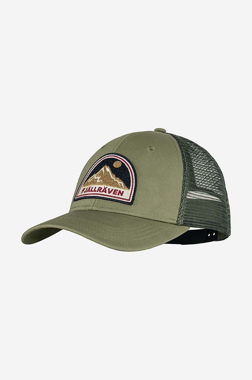 Fjallraven șapcă Badge culoarea verde F78152