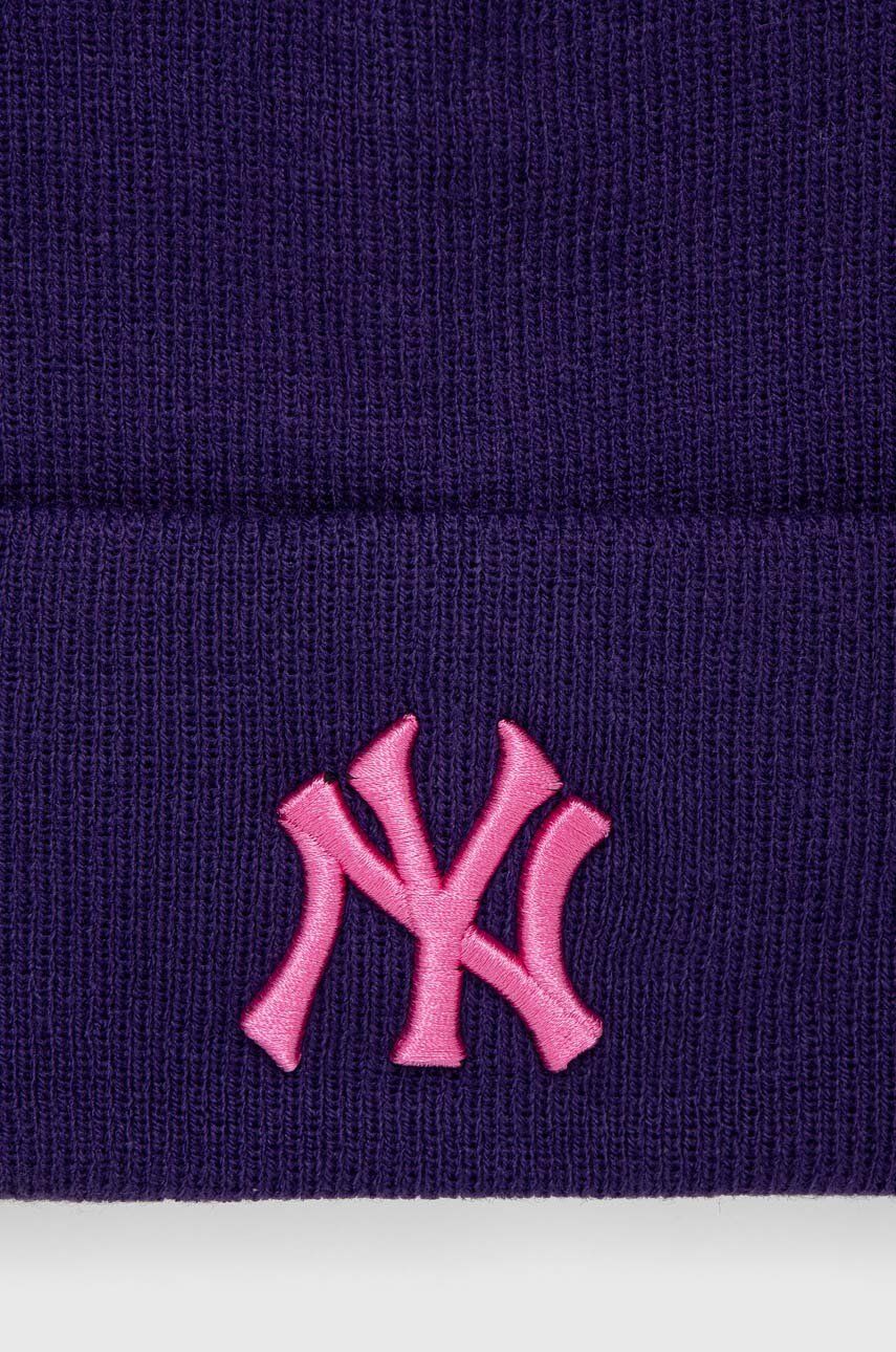 47brand Caciula MLB New York Yankees Culoarea Violet, Din Tricot Gros
