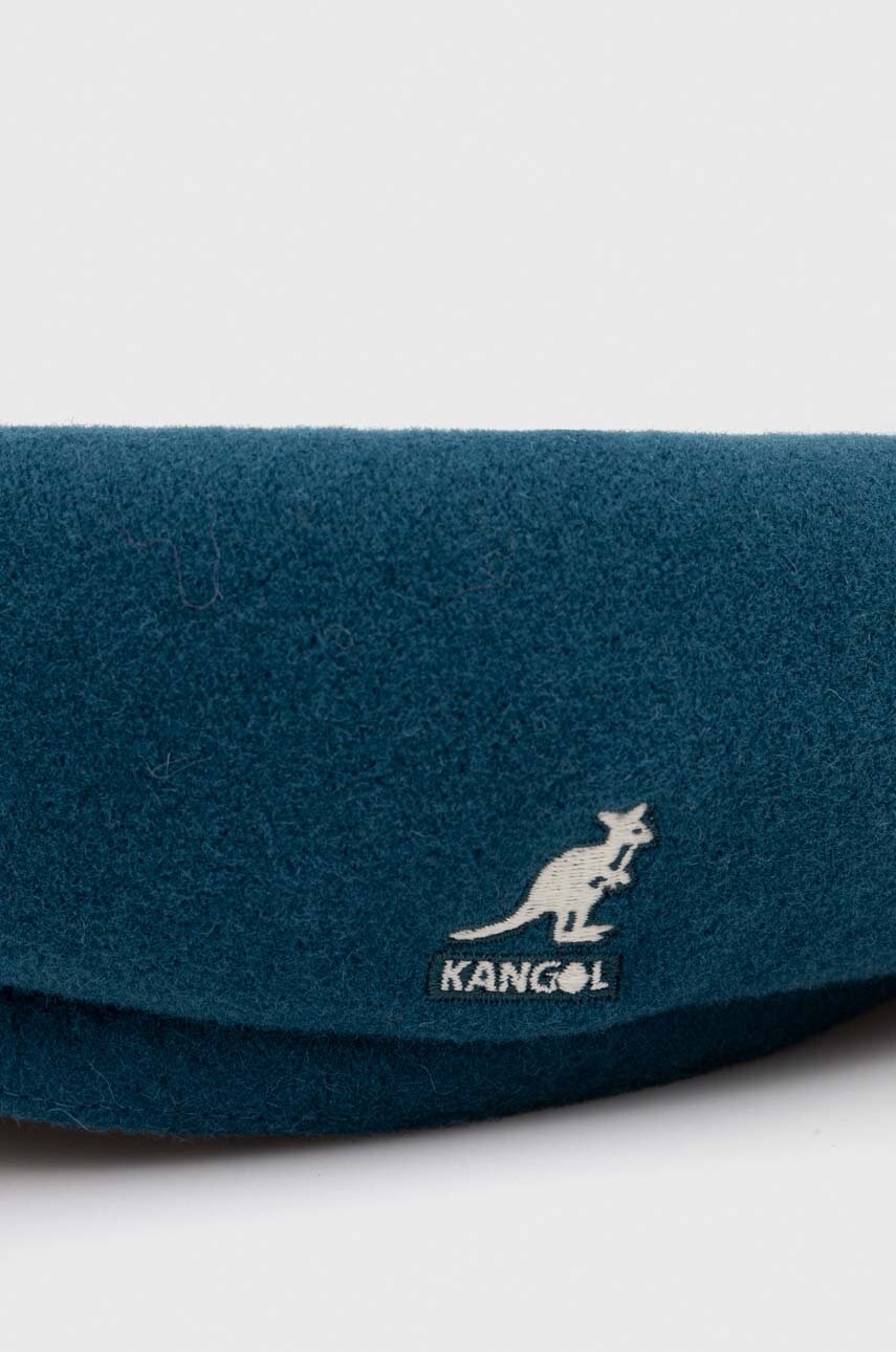 Kangol Bereta De Lana Culoarea Verde, De Lana