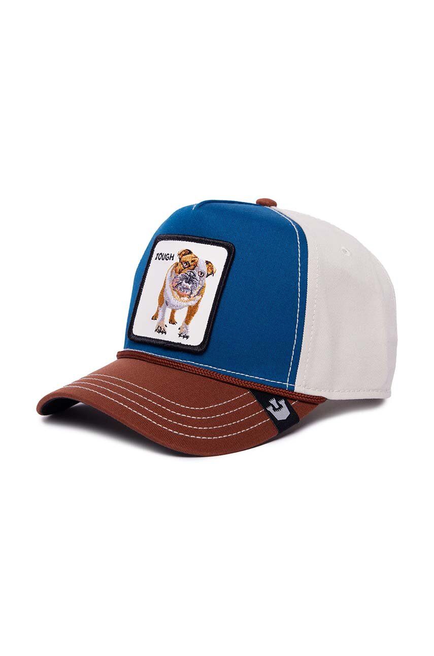 Goorin Bros șapcă de baseball din bumbac Bully culoarea albastru marin, cu imprimeu, 101-1325