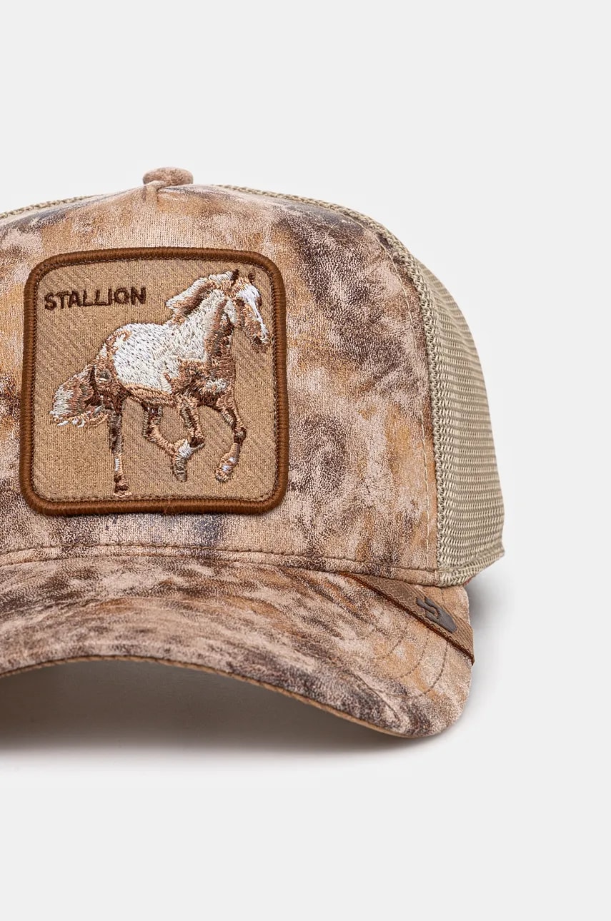 Кепка Goorin Bros Storm Stallion цвет бежевый с аппликацией 101-1620 Кепка Goorin Bros Storm Stallion цвет бежевый с аппликацией 101-1620