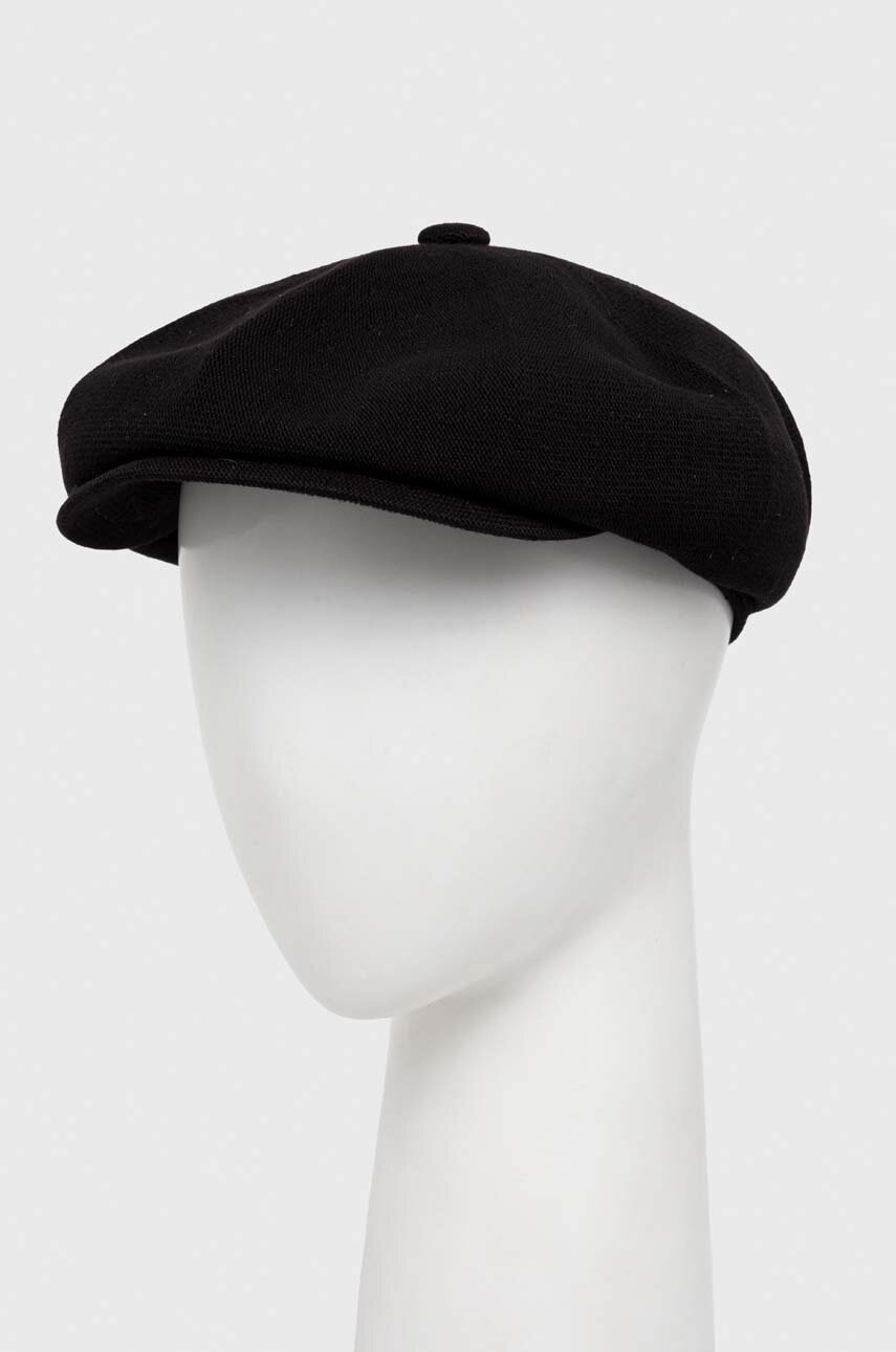

Каскет Kangol в черно, Черен