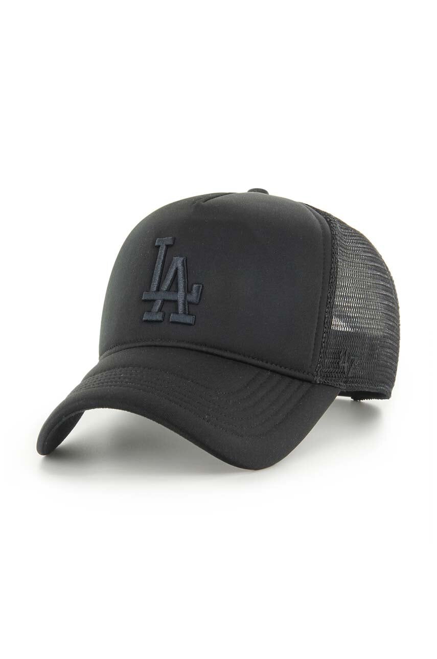 47 brand sapca MLB Los Angeles Dodgers culoarea negru, cu imprimeu, B-TRTFM12KPP-BK 47 brand sapca MLB Los Angeles Dodgers culoarea negru, cu imprimeu, B-TRTFM12KPP-BK