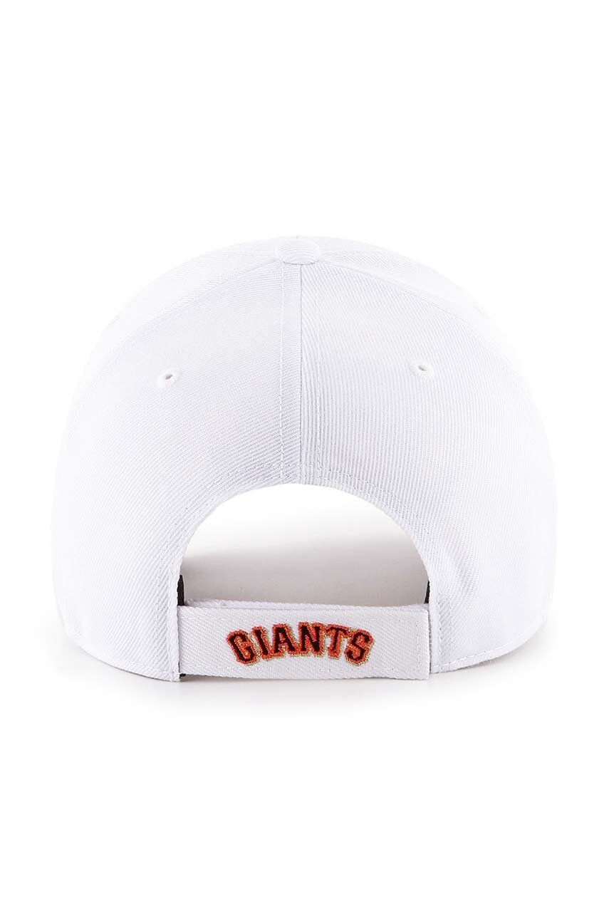 Kapa Sa šiltom 47 Brand MLB San Francisco Giants Boja: Bijela, S Aplikacijom, B-MVP22WBV-WH