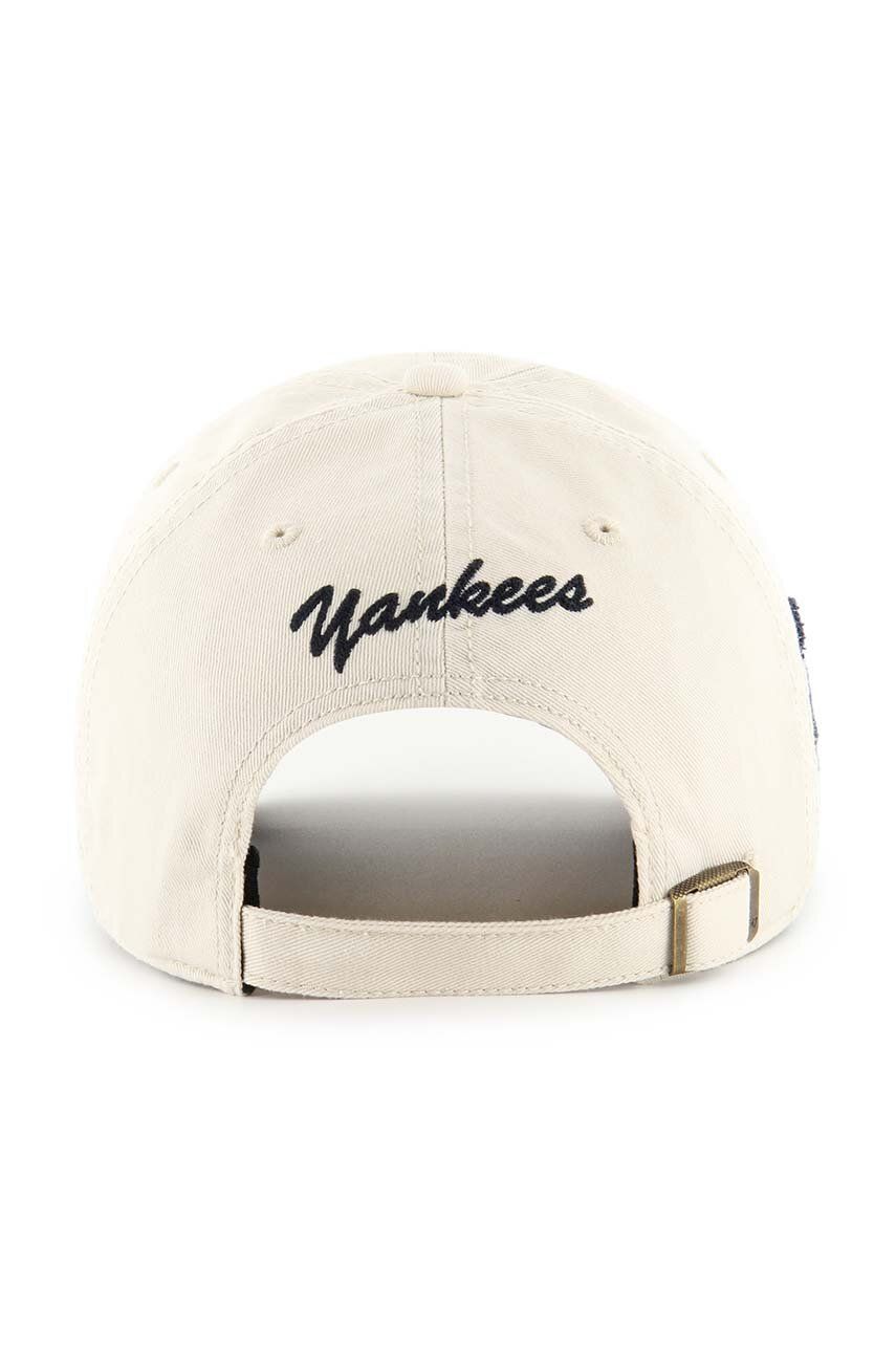 Bombažna Bejzbolska Kapa 47 Brand MLB New York Yankees Bež Barva, BCPTN-CLBFB17GWS-Y011