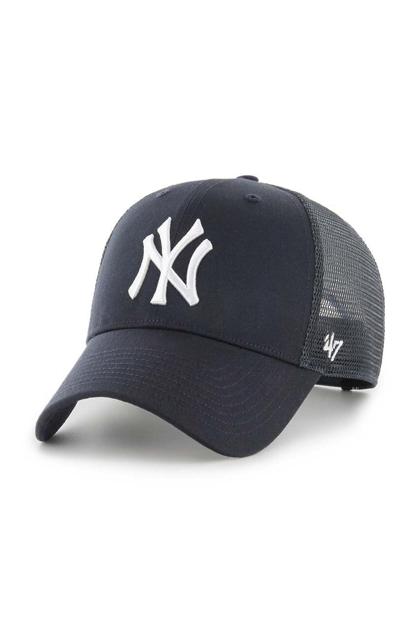 47 brand sapca MLB New York Yankees culoarea albastru marin, cu imprimeu, BCWS-BRSRS17CTP-NY96