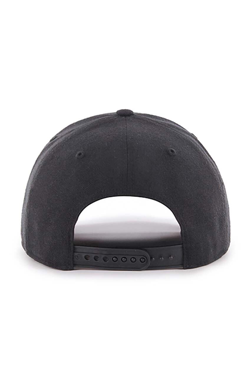 Кепка 47 brand NHL Boston Bruins колір чорний з аплікацією H-CLZOE01WBP-BKA