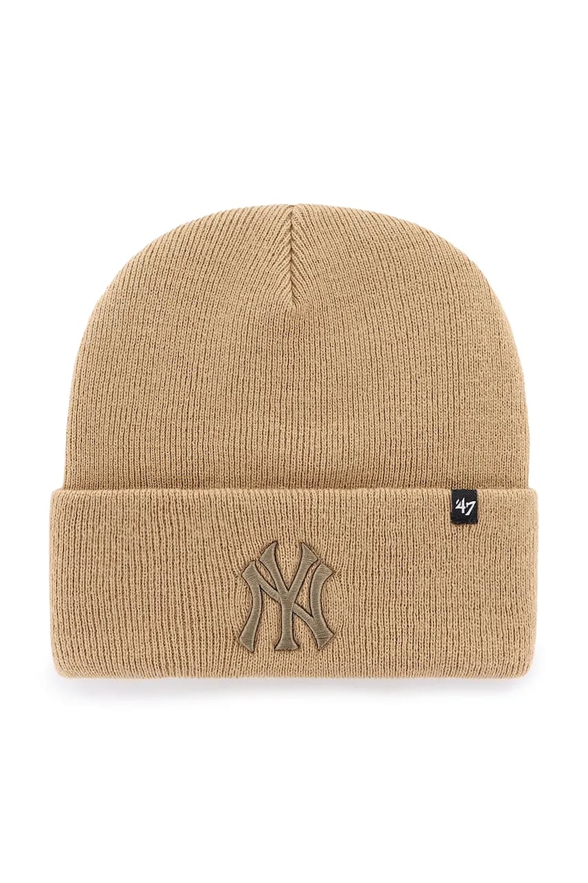 47 brand caciula MLB New York Yankees culoarea bej, B-HYMKR17ACE-KHL 47 brand caciula MLB New York Yankees culoarea bej, B-HYMKR17ACE-KHL