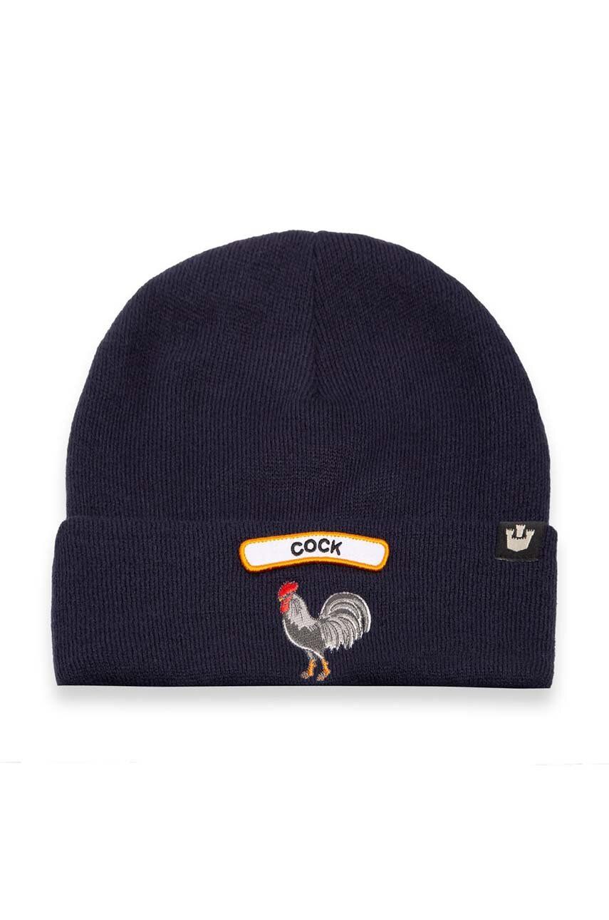 Goorin Bros căciulă de lână Soft Rock Cock culoarea albastru marin, de lana, 107-1795