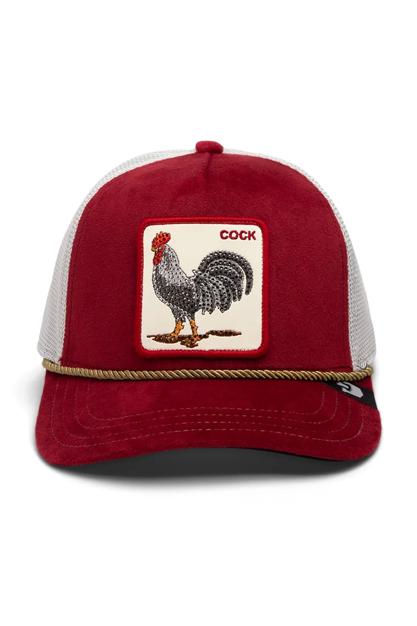 Кепка Goorin Bros Garnet Rooster цвет красный с аппликацией 101-1717 Кепка Goorin Bros Garnet Rooster цвет красный с аппликацией 101-1717