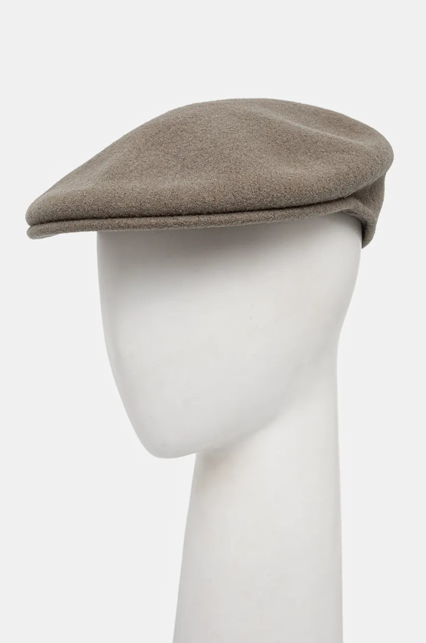 

Вълнен каскет Kangol 504 в сиво от вълна 0258BC.WG036, Сив