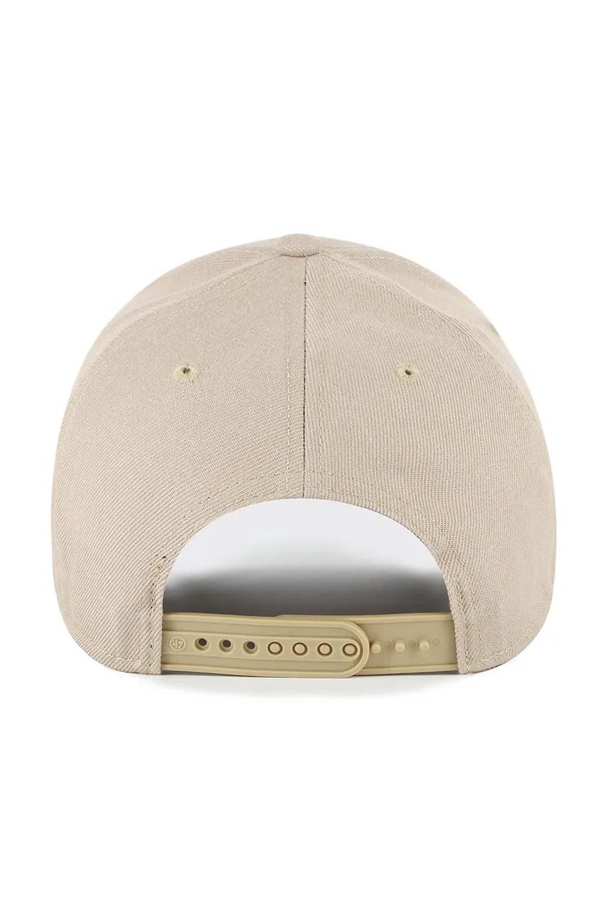 Кепка 47 brand MLB New York Yankees цвет бежевый с аппликацией B-MVPSP17WBP-KHP Кепка 47 brand MLB New York Yankees цвет бежевый с аппликацией B-MVPSP17WBP-KHP