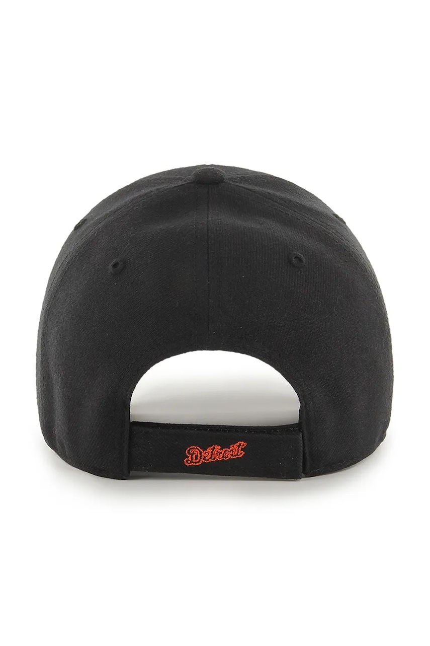 Кепка 47 brand MLB Detroit Tigers цвет чёрный с аппликацией B-MVP09WBV-BKB Кепка 47 brand MLB Detroit Tigers цвет чёрный с аппликацией B-MVP09WBV-BKB