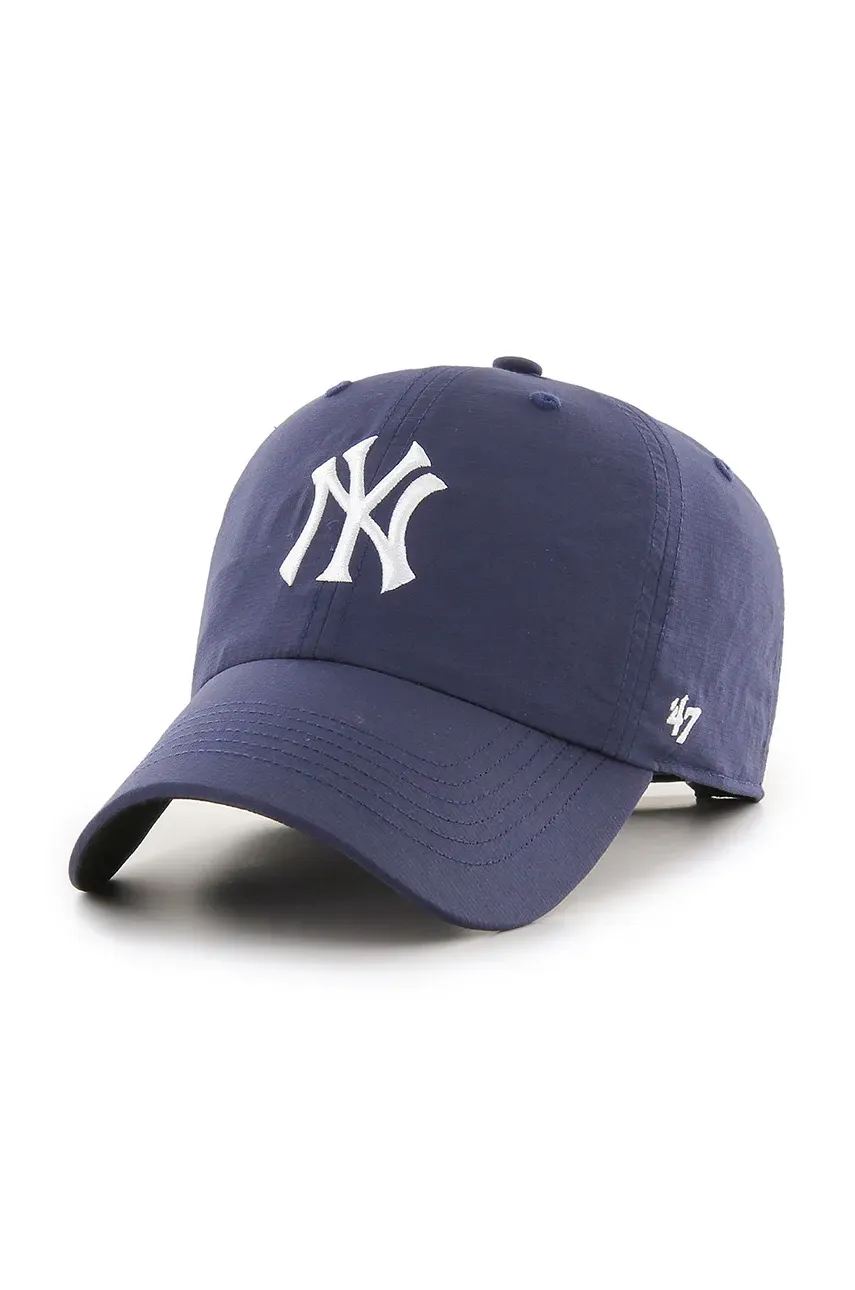 47 brand șapcă MLB New York Yankees culoarea bleumarin, uni, B-BRRRC17BBU-NYA