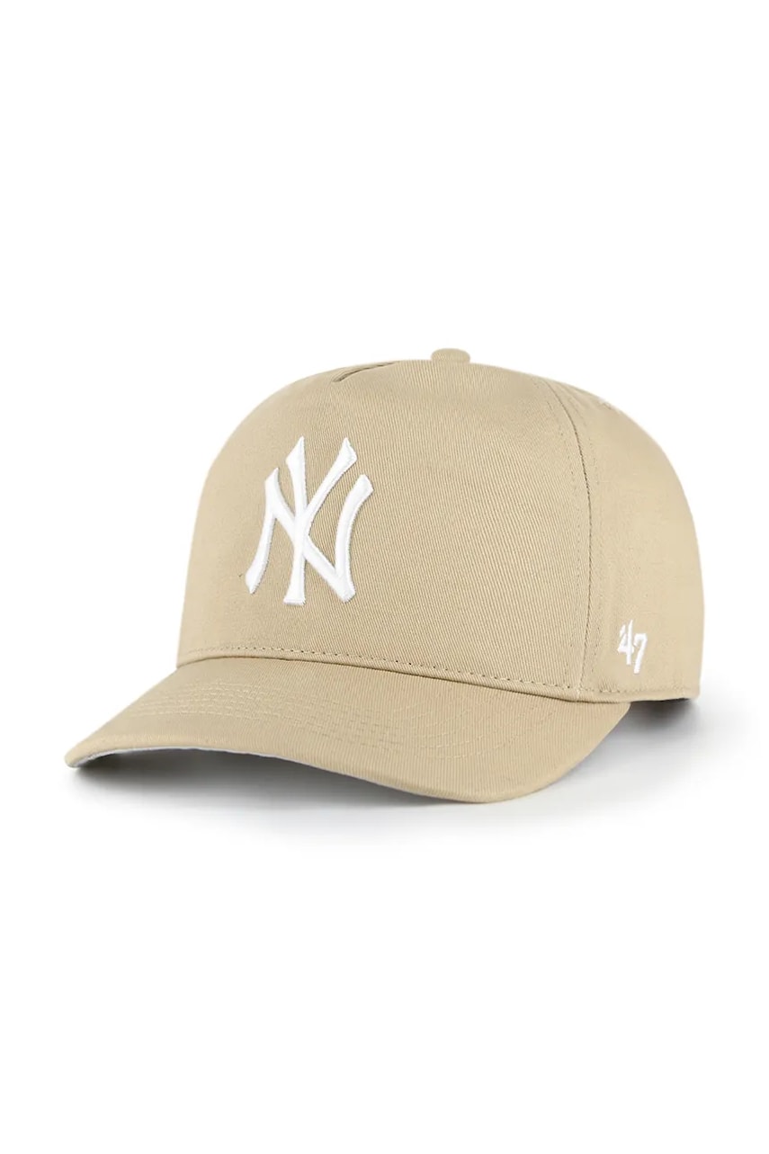 47 brand șapcă MLB New York Yankees culoarea maro, uni, B-FHTCH17GWP-KHA 47 brand șapcă MLB New York Yankees culoarea maro, uni, B-FHTCH17GWP-KHA