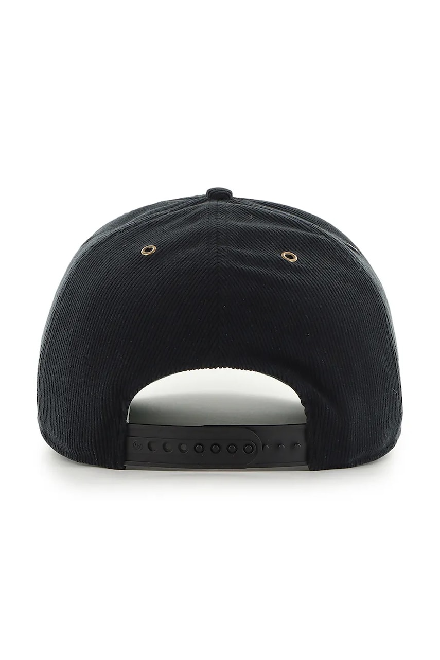 Хлопковая кепка 47 brand MLB New York Mets цвет чёрный однотонная B-TCDLC16IWP-BK Хлопковая кепка 47 brand MLB New York Mets цвет чёрный однотонная B-TCDLC16IWP-BK