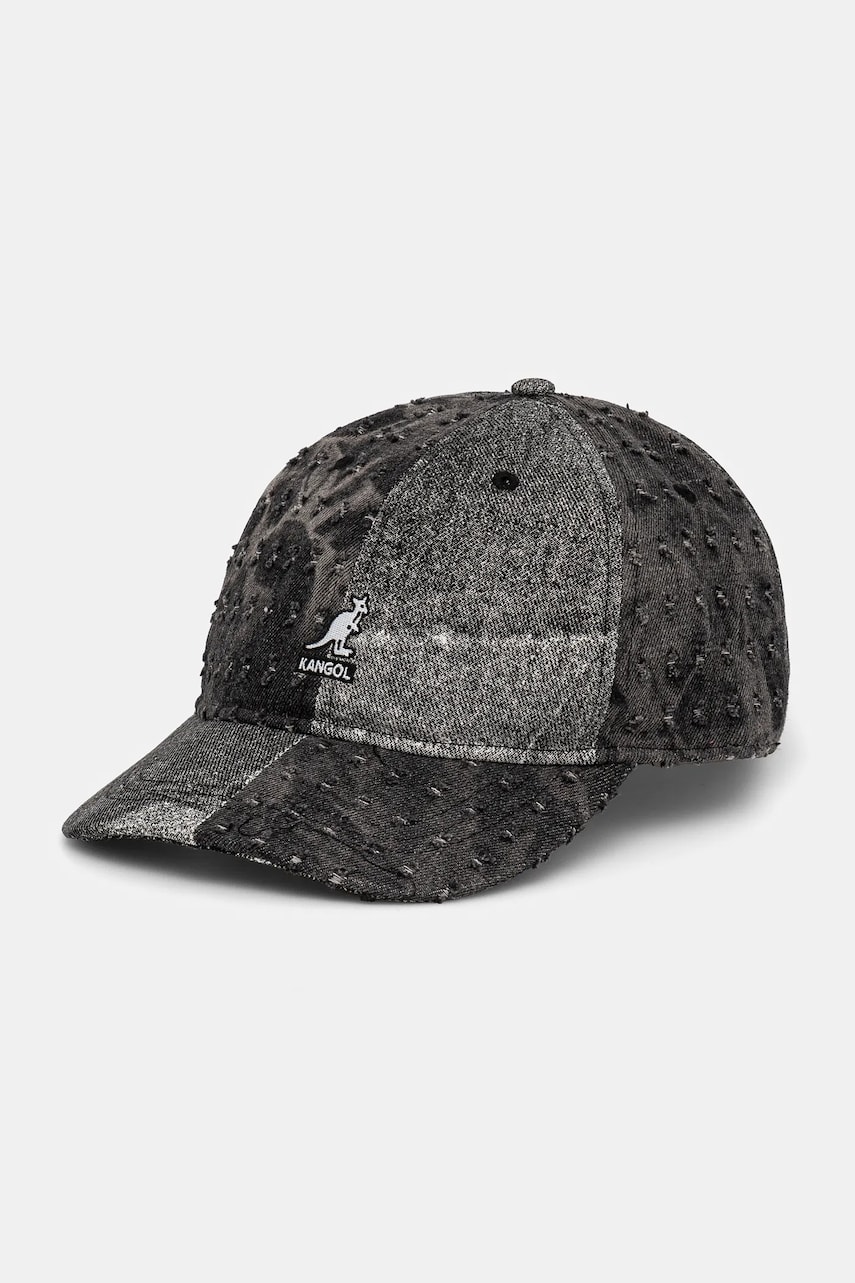 Kangol șapcă MASHUP BASEBALL culoarea gri, cu imprimeu, K5434.BT009 Kangol șapcă MASHUP BASEBALL culoarea gri, cu imprimeu, K5434.BT009