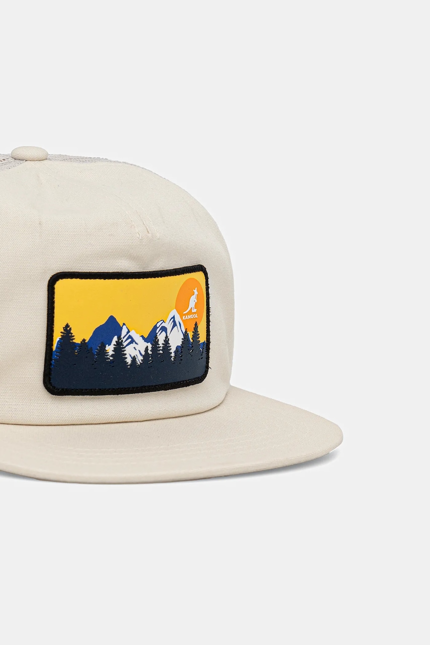 Кепка Kangol OUTDOOR PATCH TRUCKER цвет бежевый однотонная K5440.NT159 Кепка Kangol OUTDOOR PATCH TRUCKER цвет бежевый однотонная K5440.NT159
