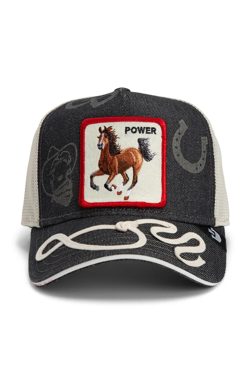 Кепка Goorin Bros Full Throttle цвет синий с аппликацией 101-1805