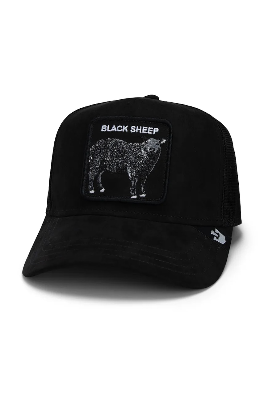 Goorin Bros șapcă The Suede Sheep culoarea negru, cu imprimeu, 101-1746 Goorin Bros șapcă The Suede Sheep culoarea negru, cu imprimeu, 101-1746