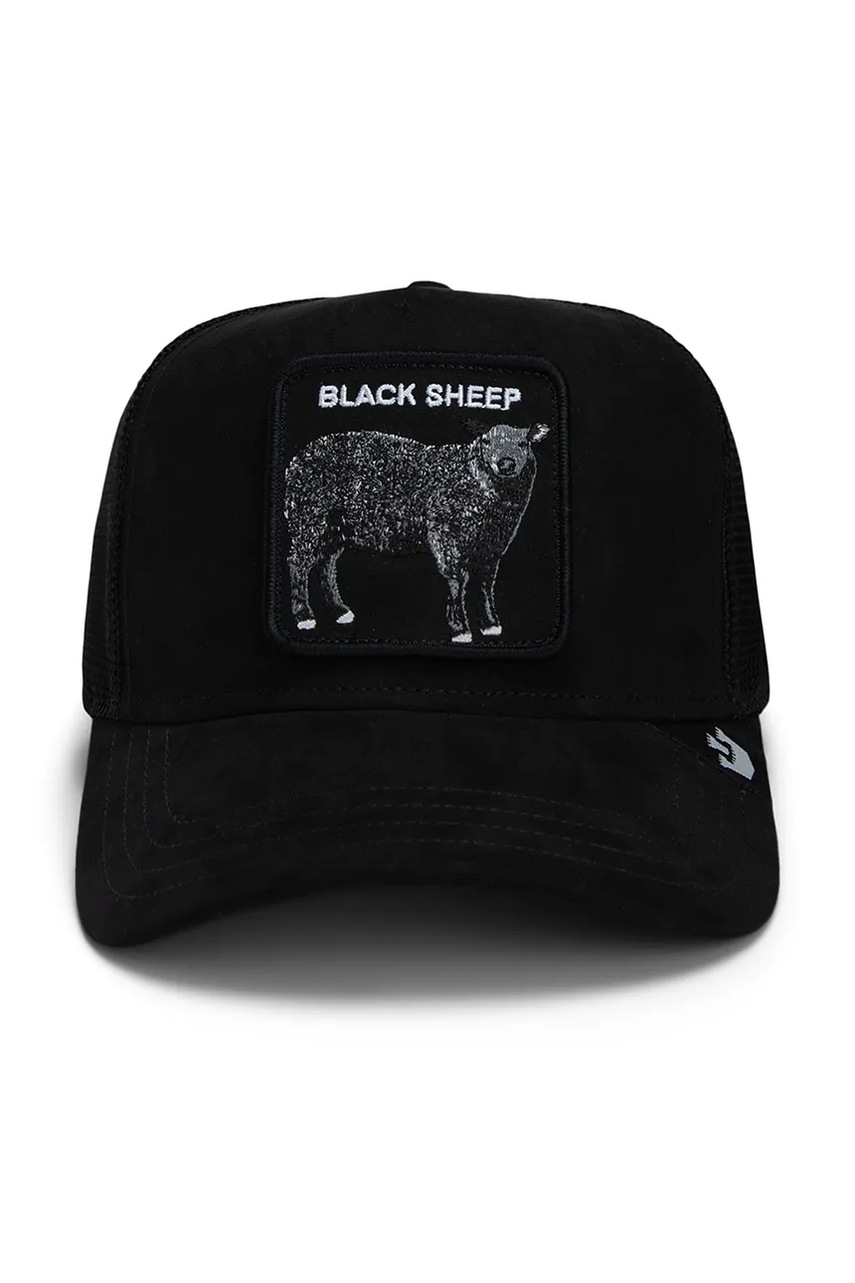 Кепка Goorin Bros The Suede Sheep цвет чёрный с аппликацией 101-1746