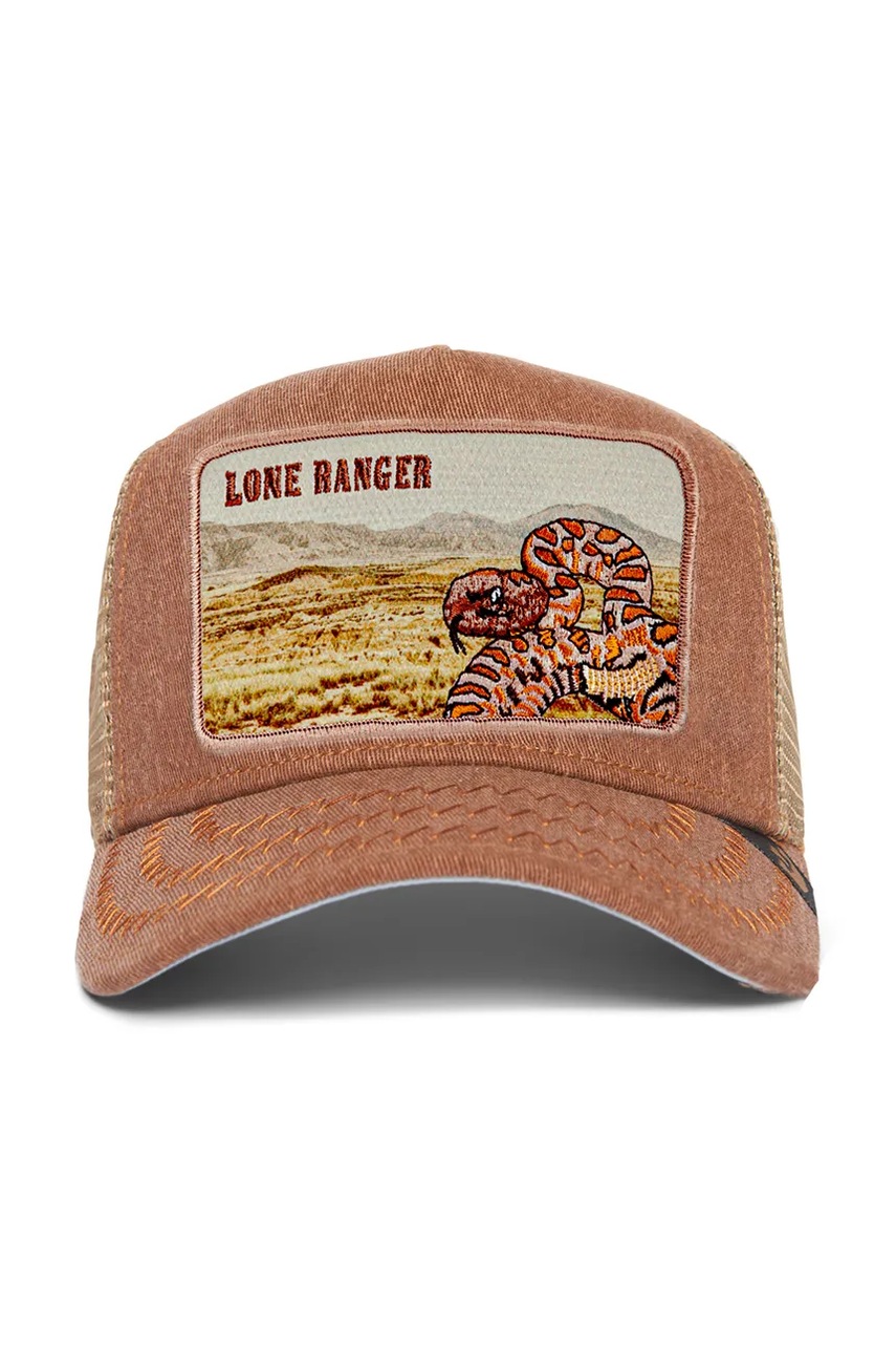 Кепка Goorin Bros Lone Ranger цвет бежевый с аппликацией 101-2027