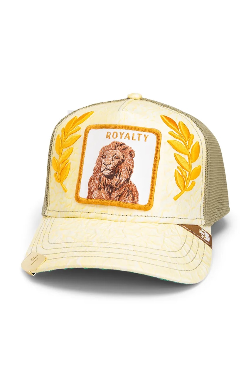 Goorin Bros șapcă Facheun culoarea galben, cu imprimeu, 101-2129 Goorin Bros șapcă Facheun culoarea galben, cu imprimeu, 101-2129