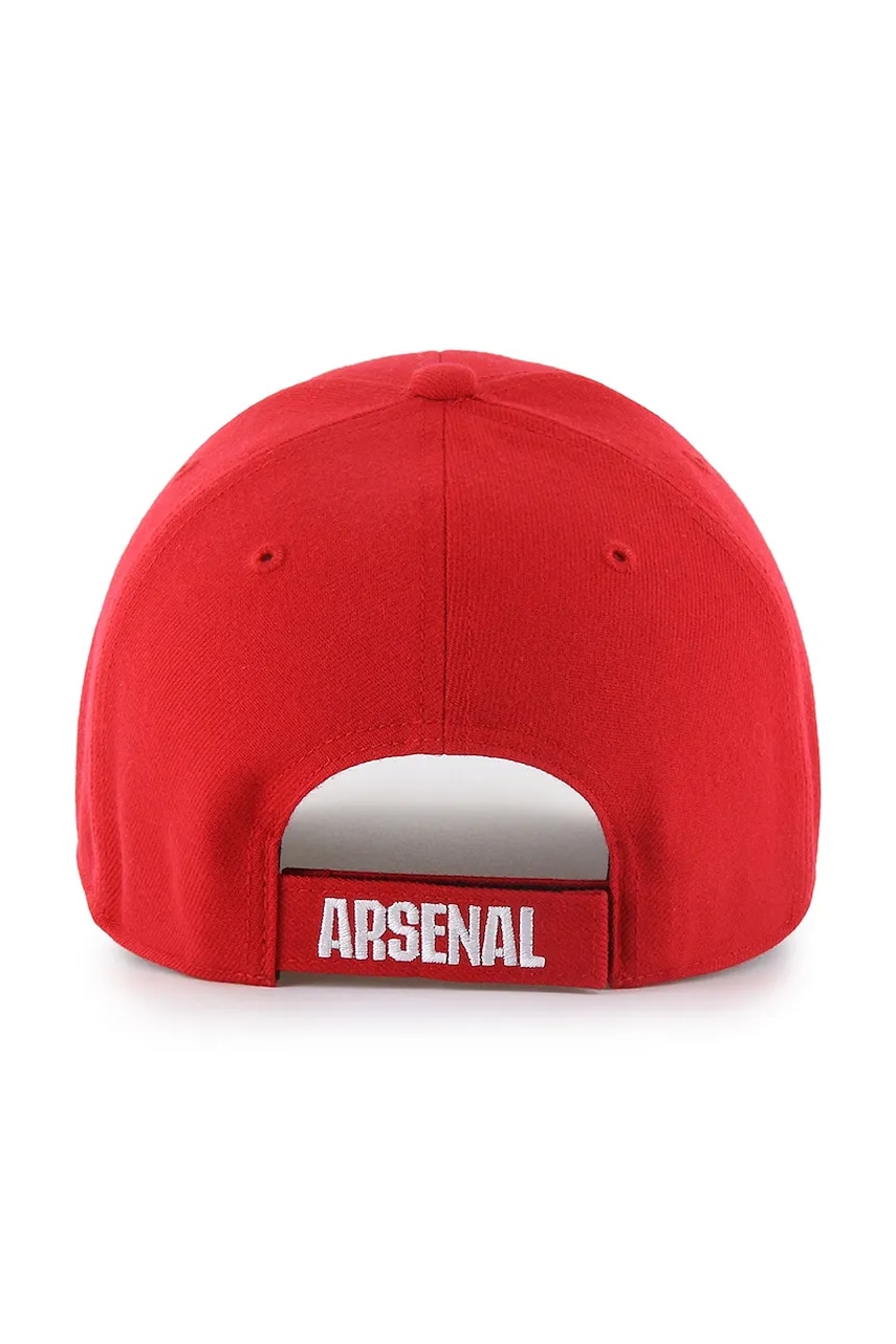 Кепка 47 brand EPL Arsenal FC цвет красный с аппликацией EPL-MVP30WBV-RDA Кепка 47 brand EPL Arsenal FC цвет красный с аппликацией EPL-MVP30WBV-RDA