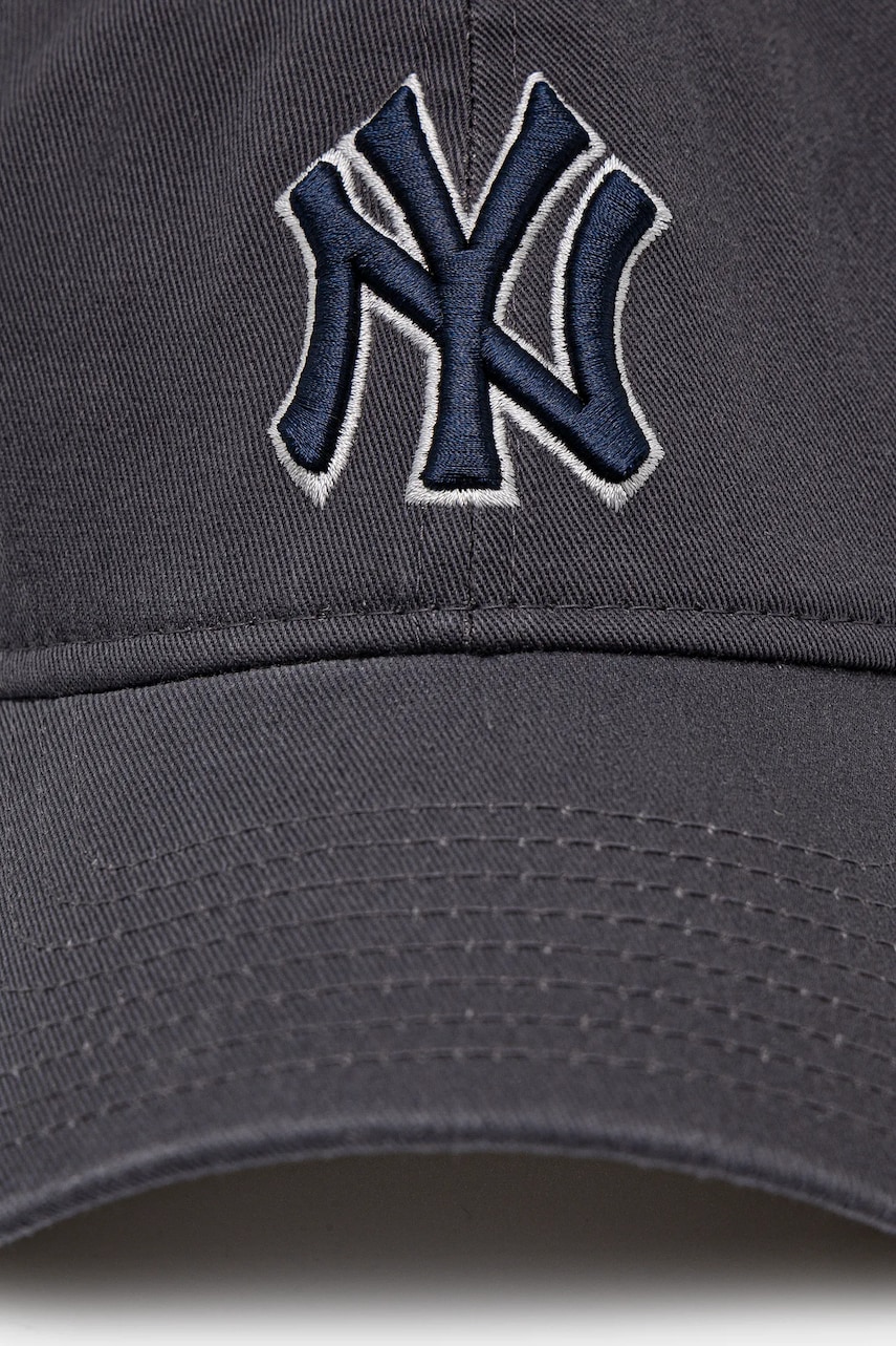 Хлопковая кепка New Era цвет серый однотонная 60235294 Хлопковая кепка New Era цвет серый однотонная 60235294