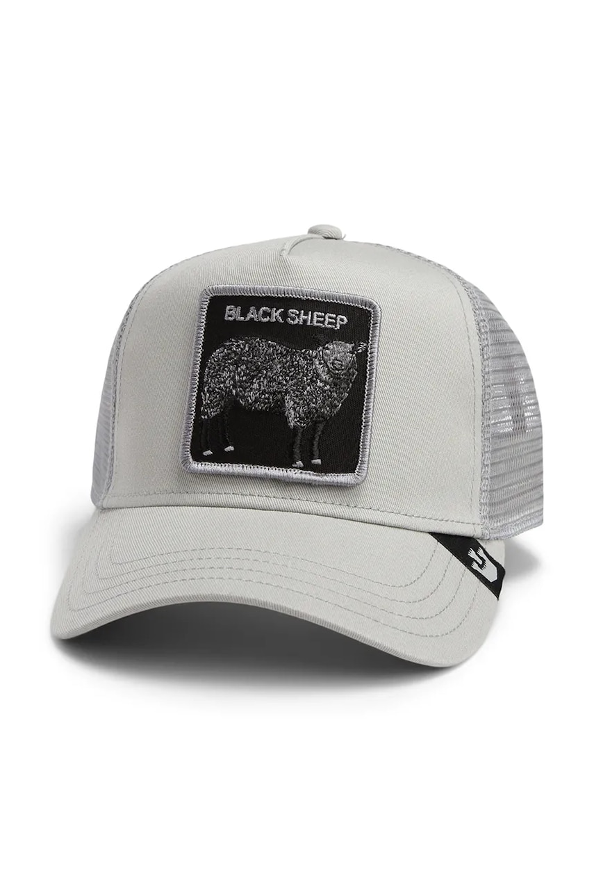 Levně Kšiltovka Goorin Bros Black Sheep šedá barva, s aplikací, 101-2475