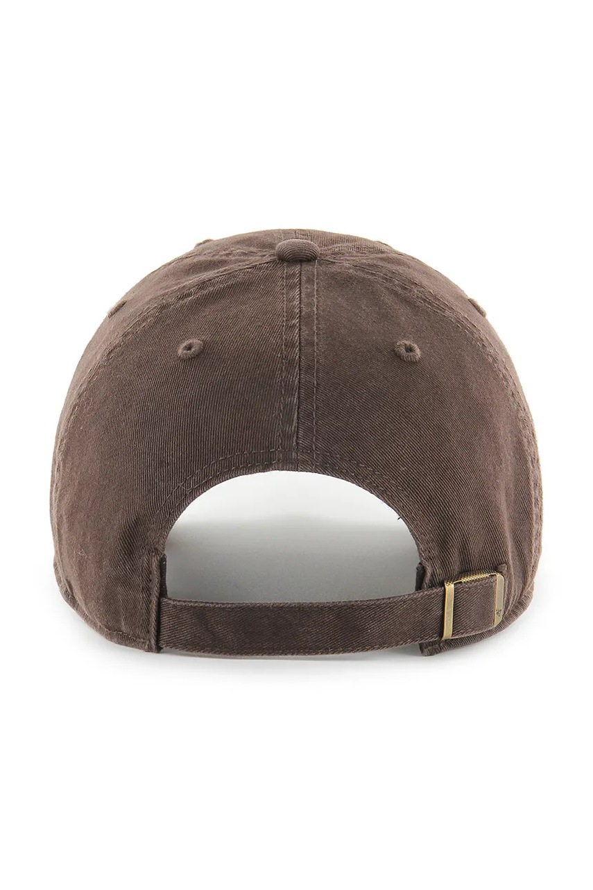 Хлопковая кепка 47 brand MLB New York Yankees цвет коричневый B-NLRGW17GWS-BWI