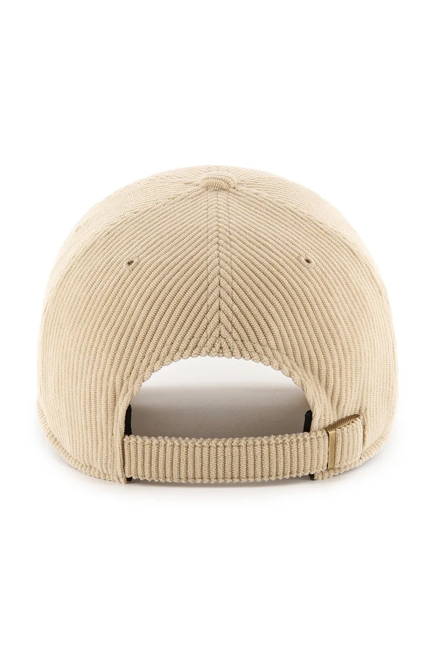 Вельветовая шапка 47 brand MLB New York Mets цвет зелёный B-THCBR16EWS-KHA