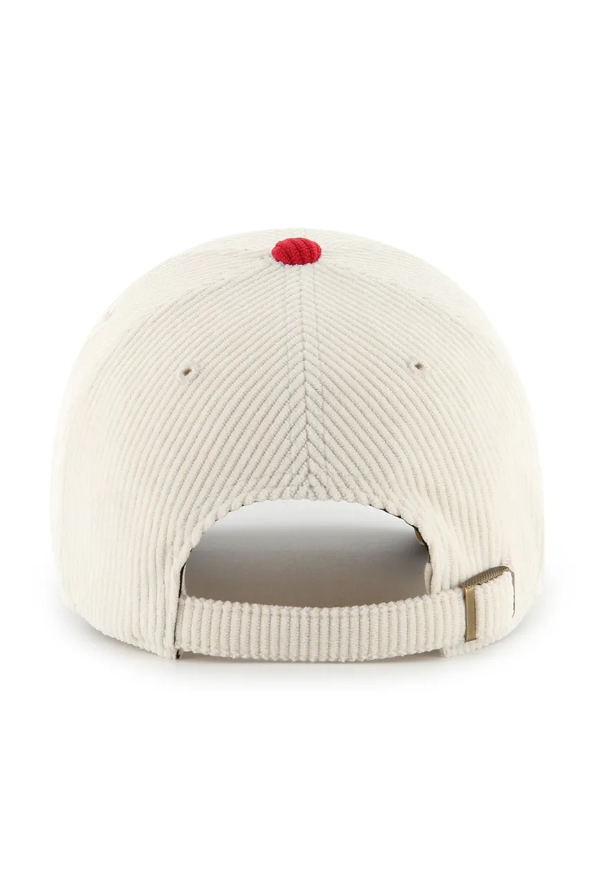 Хлопковая кепка 47 brand MLB New York Yankees цвет бежевый B-TCBRT17EWS-NTB