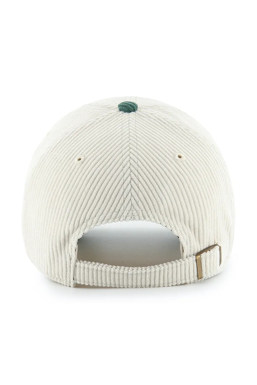 Хлопковая кепка 47 brand MLB New York Yankees цвет бежевый B-TCBRT17EWS-NT