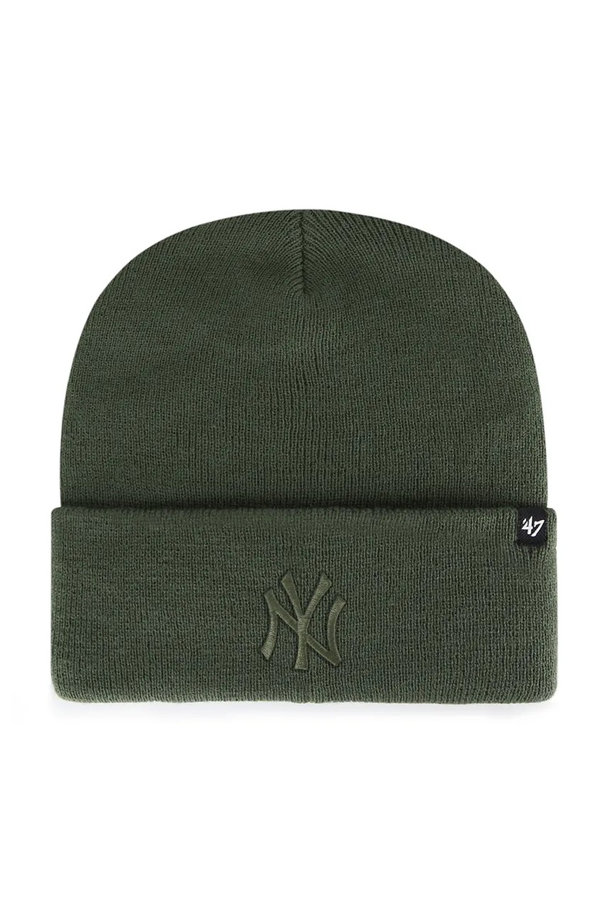 47 brand căciulă MLB New York Yankees culoarea verde, B-HYMKR17ACE-MSH