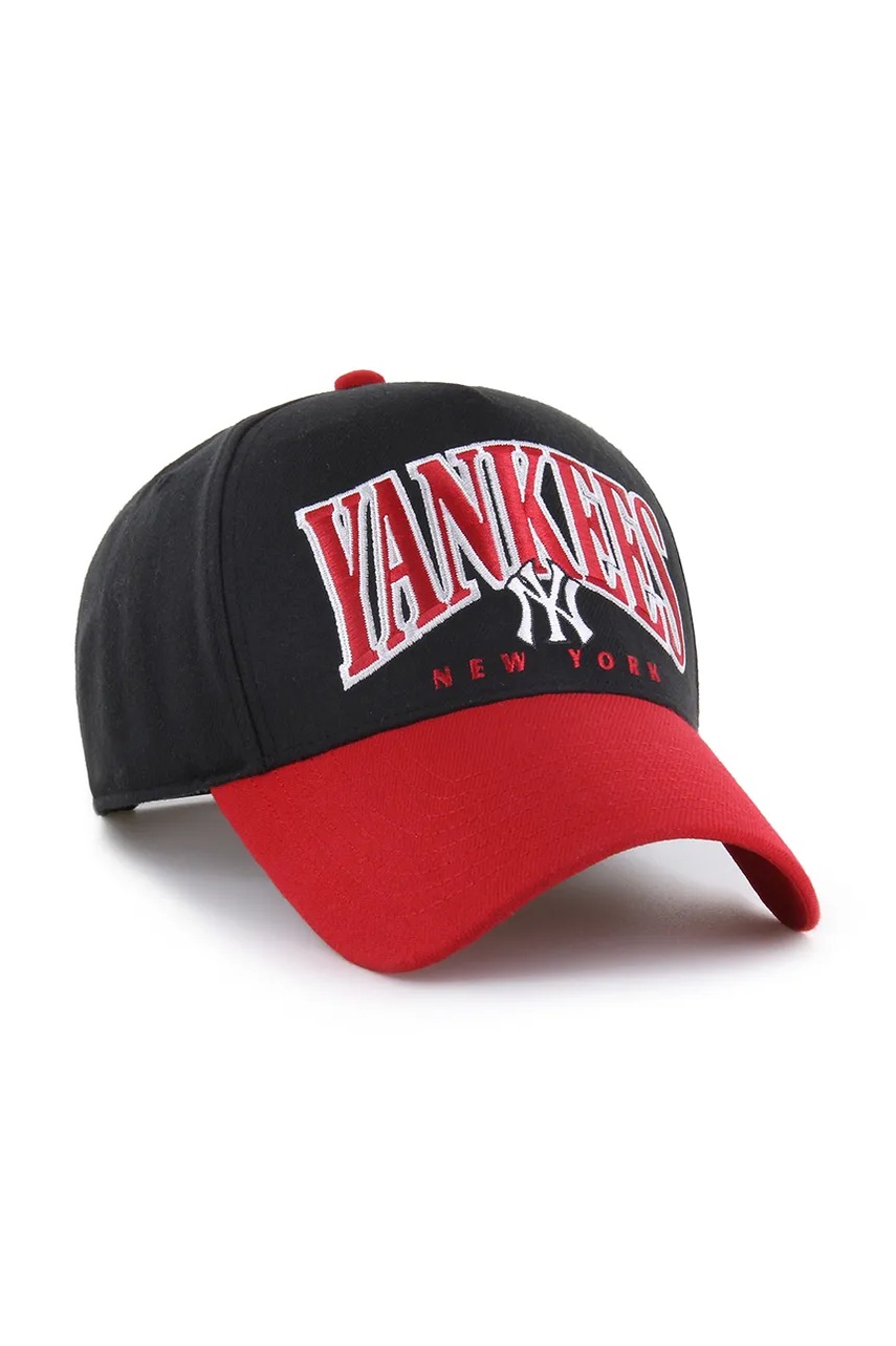 Кепка с добавлением шерсти 47 brand MLB New York Yankees цвет чёрный B-DRIBL17WBP-BK Кепка с добавлением шерсти 47 brand MLB New York Yankees цвет чёрный B-DRIBL17WBP-BK