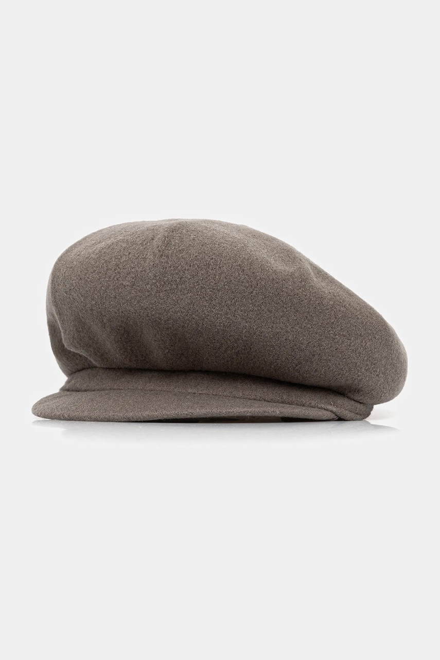 Levně Kšilt s vlnou Kangol WOOL SPITFIRE zelená barva, 0259BC.WG036