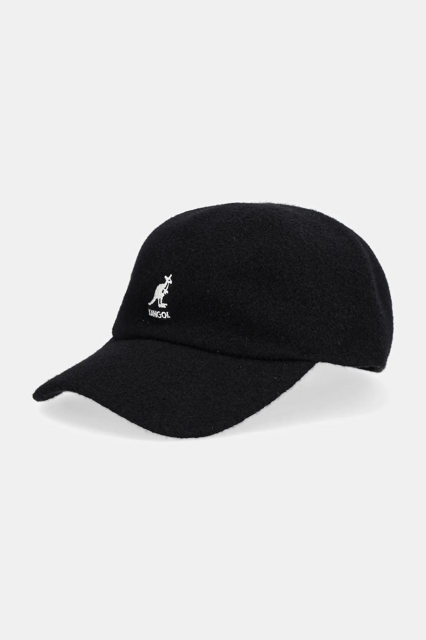 Kangol șapcă căptușită cu lână SPACECAP culoarea negru, K3660.BK001 Kangol șapcă căptușită cu lână SPACECAP culoarea negru, K3660.BK001