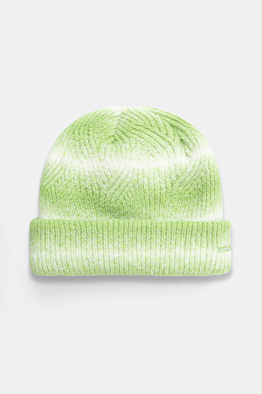 Kangol căciulă HEATHERED culoarea verde, K3795.SL701