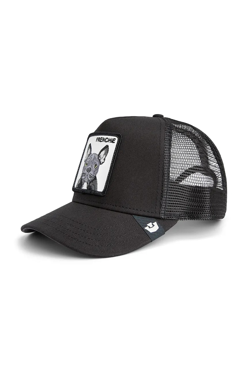Goorin Bros șapcă de baseball din amestec de bumbac Frenchie Trucker culoarea negru, 101-2536