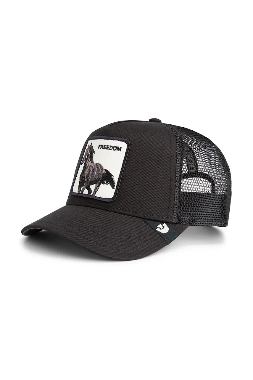 Goorin Bros șapcă Freedom Horse culoarea negru, 101-2594