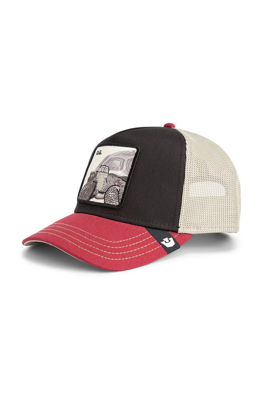 Goorin Bros șapcă de baseball din amestec de bumbac Tricolor Tortiouse culoarea negru, 101-2337